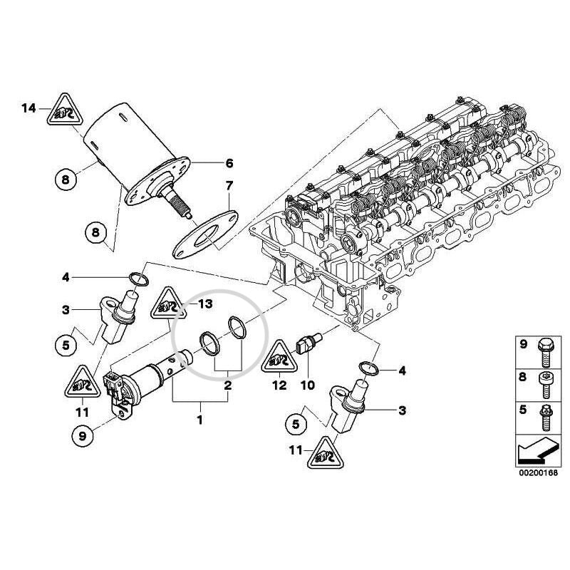 Dichtung - Repsatz Magnetventile N52,N53,N54,N55